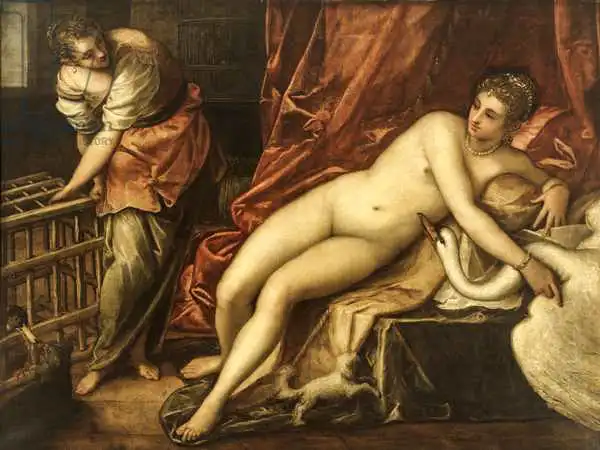 Tintoretto, Jacopo Robusti: Leda and the Swan