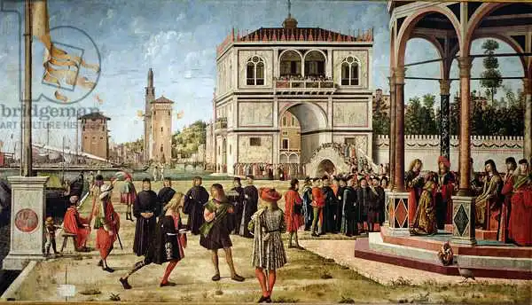 Carpaccio, Vittore: The Story of St. Ursula, the Repatriation of the English Ambassadors, 1490-96