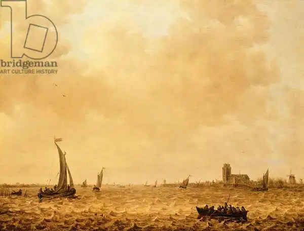 Goyen, Jan van: View of the Old Maas, Dordrecht