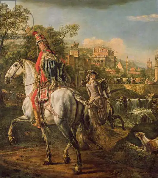 Bellotto, Bernardo: A Hussar on horseback