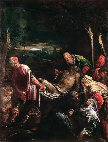 Bassano, Leandro da Ponte: Sepoltura di Cristo, 1578-80
