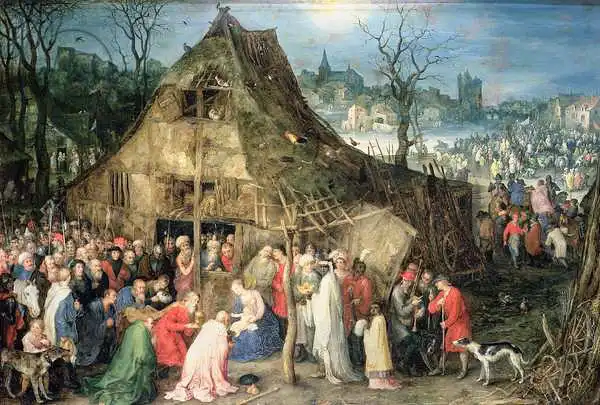 Brueghel, Jan, the elder: Adorazione dei Magi