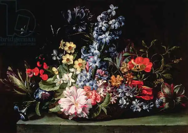 Hecke, Jan van den: Cesta de flores