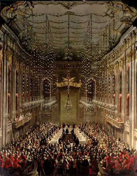 Mytens or Meytens, Martin II: Banquet in the Redoutensaal, Vienna