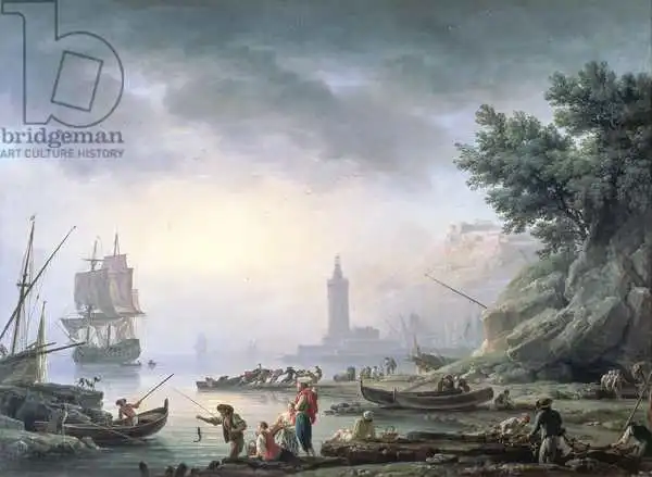 Vernet, Claude Joseph: Port maritime à l