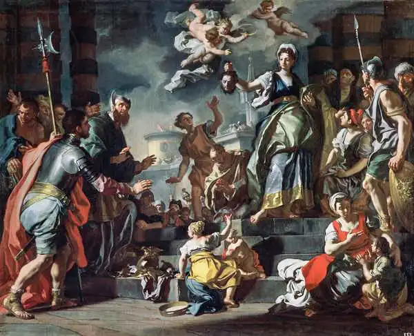 Solimena, Francesco: Judith with the head of Holofernes