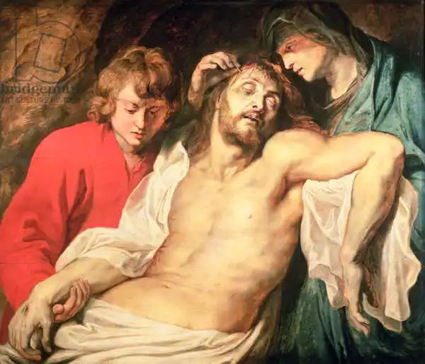 Rubens, Peter Paul: Lamentation du Christ par la Vierge et Saint-Jean, 1614/15