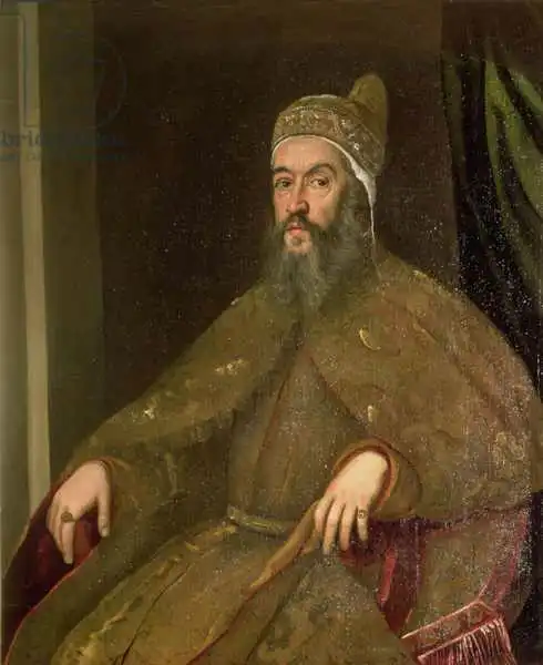 Tintoretto, Jacopo Robusti: Doge Alvise Mocenigo (Doge dal 1570-77)