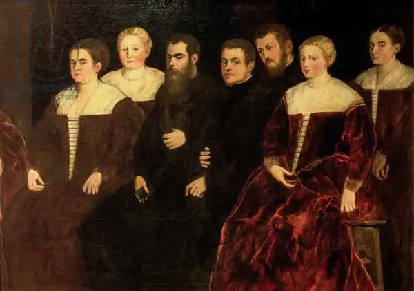 Tintoretto, Jacopo Robusti: Seven members of the Soranzo Family