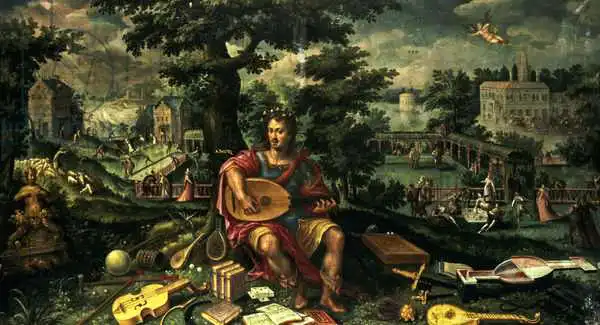 Dutch school (17th century): Love (Spring)