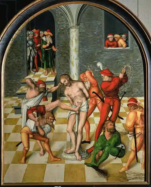 Cranach, Lucas: La flagellazione di Cristo