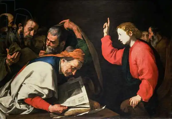 Ribera, P.: Christ among the Doctors