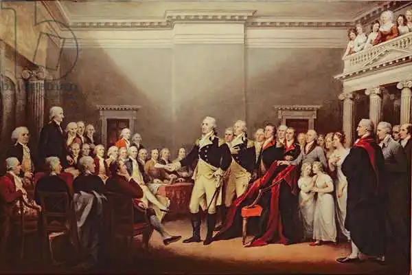 Trumbull, John: The Resignation of George Washington on 23rd December 1783