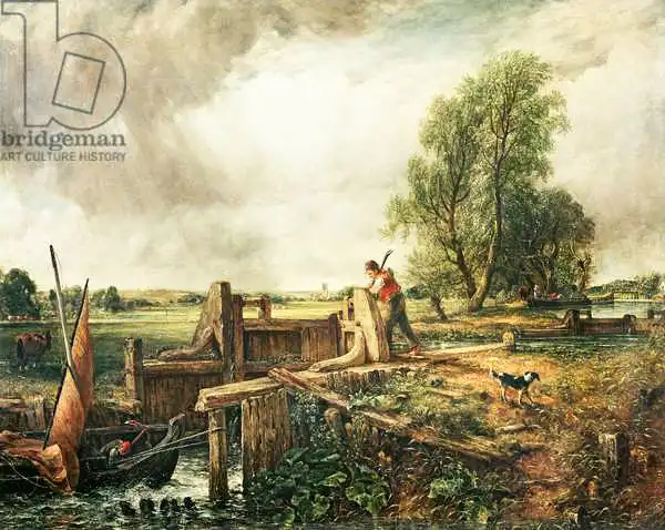 Constable, John: Un bateau passant une serrure
