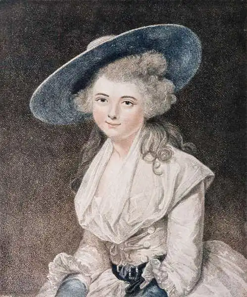 Reynolds, Joshua: The Honourable Miss Bingham (d.1831)engraved by Francesco Bartolozzi (1727-1815) published by E. M. Diemar