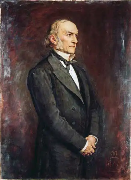 Millais, John Everet: Portrait of William Ewart Galdstone (1809-1898)