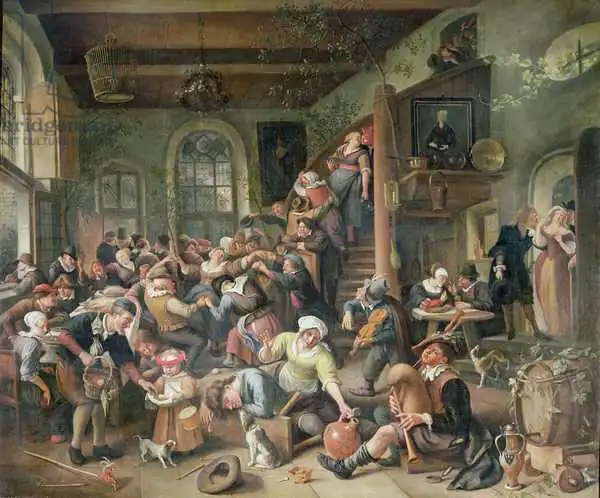 Steen, Jan Havicksz: The Egg Dance