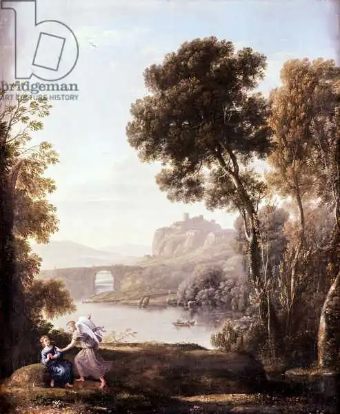 Lorrain, Claude: Landscape with Hagar and the Angel