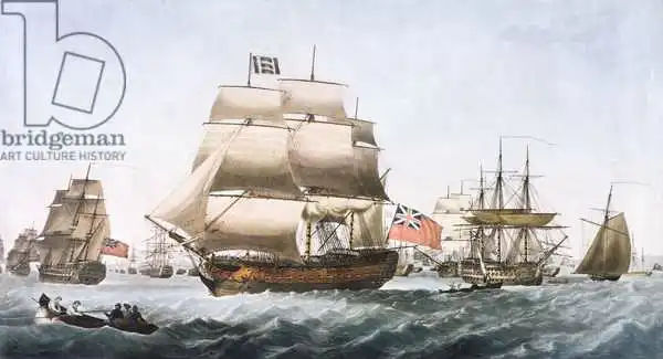 English school (19th century): HMS Victory