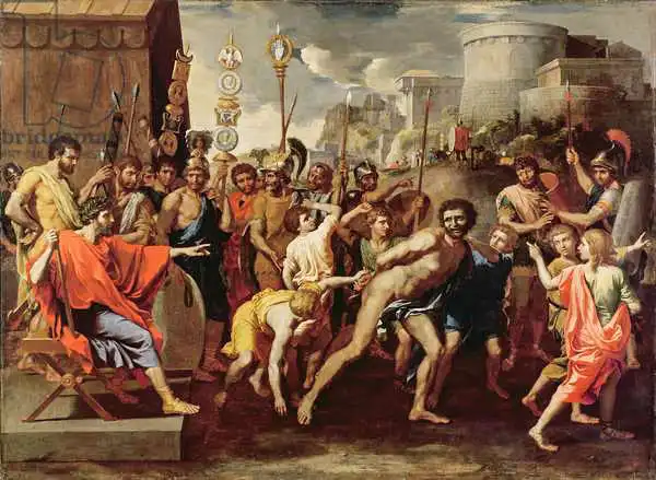 Poussin, Nicolas: Camillus and the Schoolmaster of Falerii, c. 1635-40