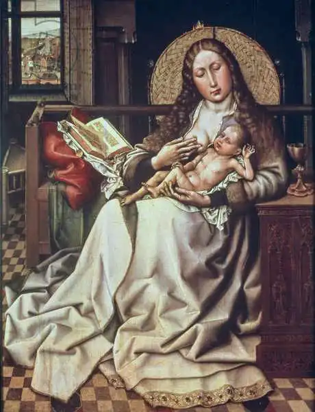 Unknown: Virgin and Child Before a Firescreen