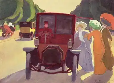 La Fresnaye, Roger: Cesta s akáciemi