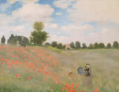 Monet, Claude: Poppies at Argenteuil