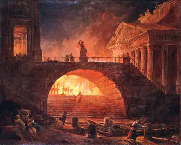 Robert, Hubert: The Fire of Rome, 18 July 64 AD