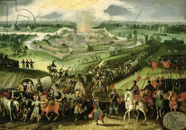 Flemish school (17th century): The City of Aerdres (War against the Low Countries)