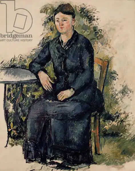 Cézanne, Paul: Madame Cezanne in the Garden, 1880-82