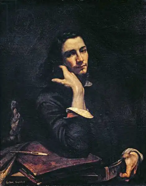 Courbet, Gustave: The Man with the Leather Belt. Portrait of the Artist