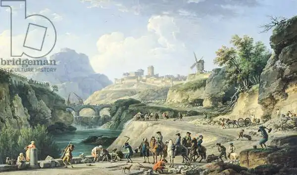 Vernet, Claude Joseph: La construction d