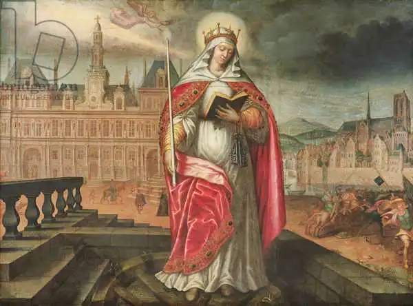 French school (17th century): St. Genevieve