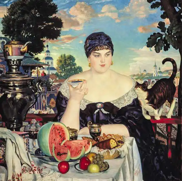 Kustodiev, Boris Mihajlovic: The Merchant