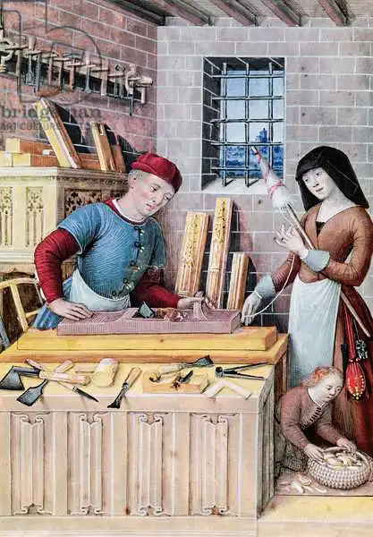Bourdichon, Jean: The Four Conditions of Society: Work