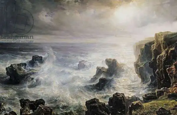 Gudin, Jean Antoine Theodore: Storm off the Coast of Belle-Ile
