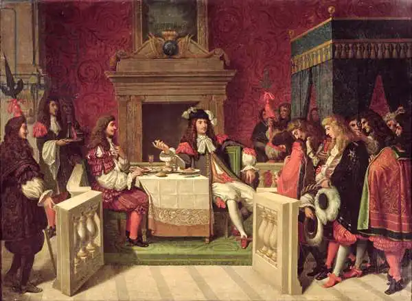 Ingres, Jean Auguste: Moliere (1622-73) Dining with Louis XIV (1638-1715) 1857