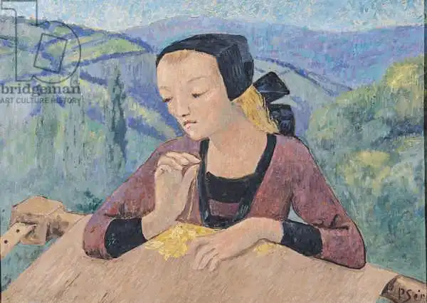 Sérusier, Paul: Embroideress
