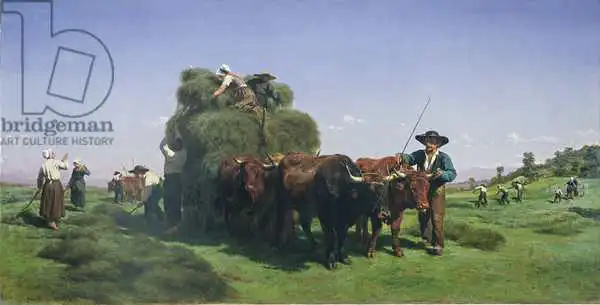 Bonheur, Rosa: Recolección de heno, Auvernia