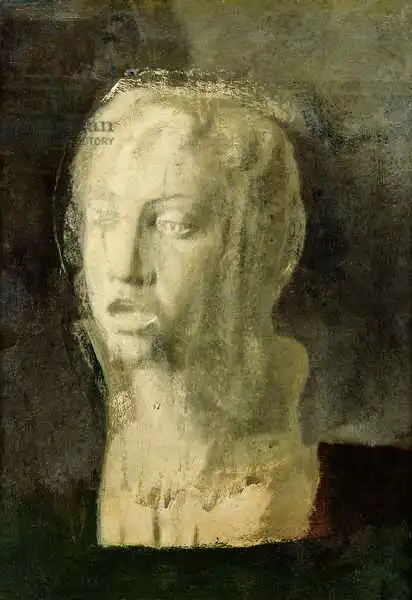Degas, Edgar: Studio di testa di giovane cantante, dopo Della Robbia, 1856-58 ca.