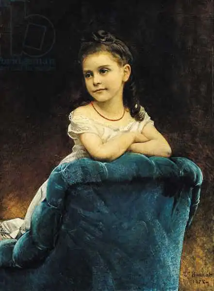 Bonnat, Leon Joseph Florentin: Portrait of Mademoiselle Franchetti
