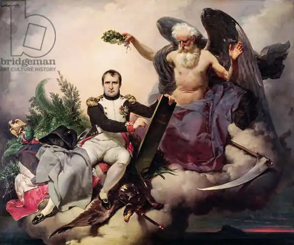 Mauzaisse, Jean-Baptiste: Napoleon (1769-1821) Crowned by Time, before 1833