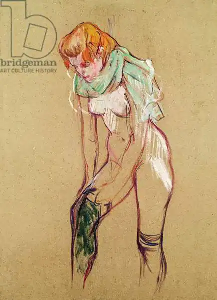 Toulouse-Lautrec, H.: Woman Pulling Up ...