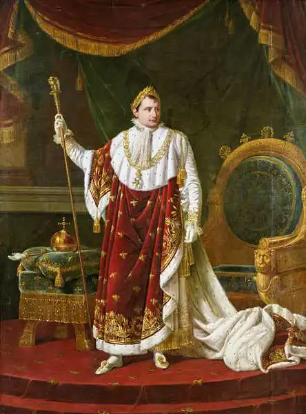 Lefevre, Robert: Portrait of Napoleon (1769-1821) in his Coronation Robes