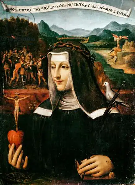 Luini, Bernardino: Ex Voto dedicated to St. Catherine of Siena (1347-80)