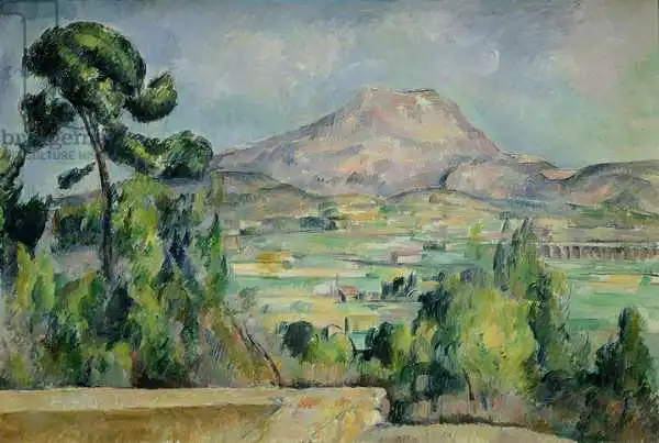 Cézanne, Paul: Montagne Sainte-Victoire, c.1887-90