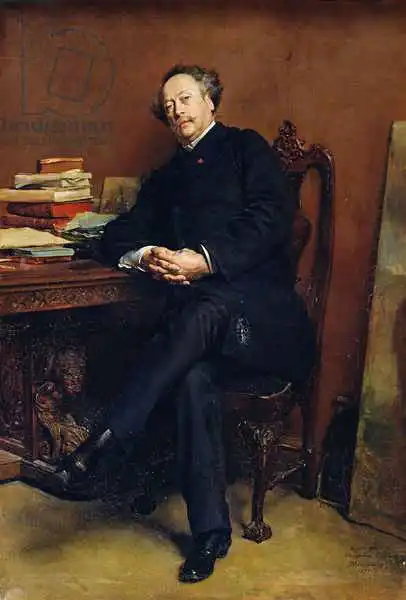 Meissonier, Ernest: Alexander Dumas Fils (1824-95) 1877