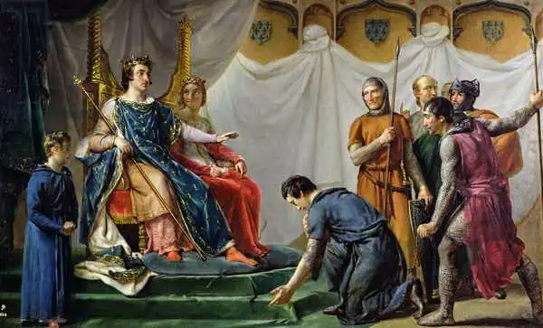 Rouget, Georges: St. Louis (1214-70) Pardonning Mauclerc