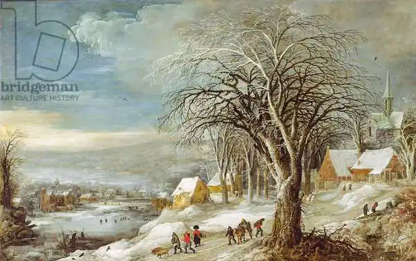 Momper, Joos de, the younger: Winter Landscape