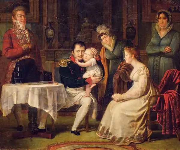 Menjaud, Alexandre: Napoléon I (1769-1821) Marie Louise (1791-1847) et le roi de Rome (1811-73) 1812